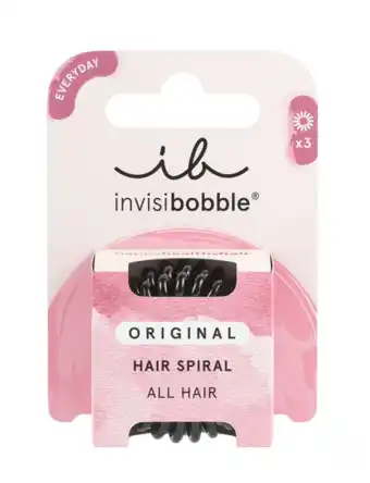 De Online Drogist Invisibobble original hair spiral true black 3st aanbieding