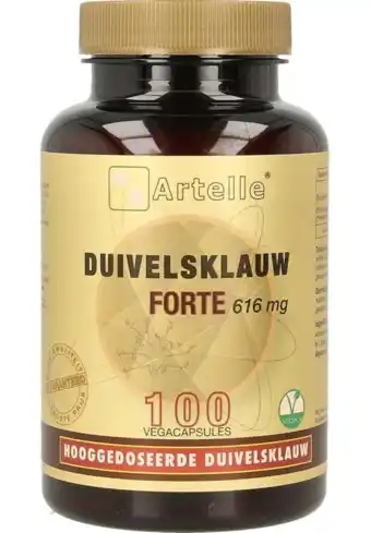 De Online Drogist Artelle duivelsklauw forte vegacapsules 100cp aanbieding