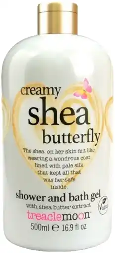 De Online Drogist Treaclemoon creamy shea butterfly - shower and bath gel 500ml aanbieding