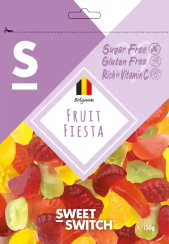 De Online Drogist Sweet-switch fruit fiesta 150gr aanbieding