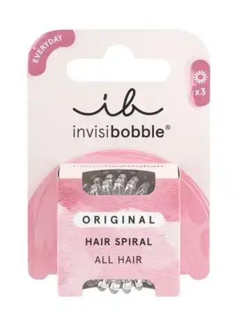 De Online Drogist Invisibobble original hair spiral crystal clear 3st aanbieding
