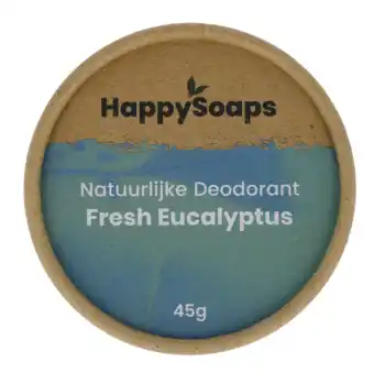 De Online Drogist Happysoaps eucalyptus & lemongrass deodorant 50gr aanbieding