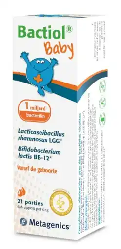 De Online Drogist Metagenics bactiol baby druppels 5,7ml aanbieding