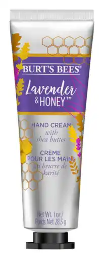 De Online Drogist Burt's bees hand cream lavender & honey 28,3gr aanbieding