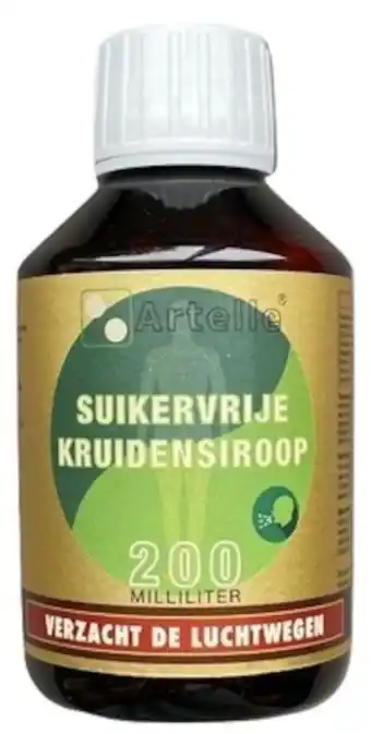 De Online Drogist Artelle suikervrije kruidensiroop 200ml aanbieding