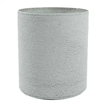 fonQ Ptmd yokie windlicht - 19 x 19 x 23 cm - glas - wit aanbieding