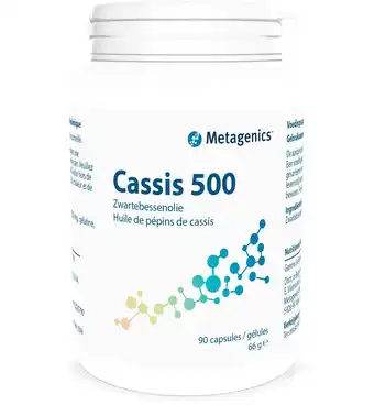 Drogisterij.net Metagenics cassis 500 pot (90ca) aanbieding