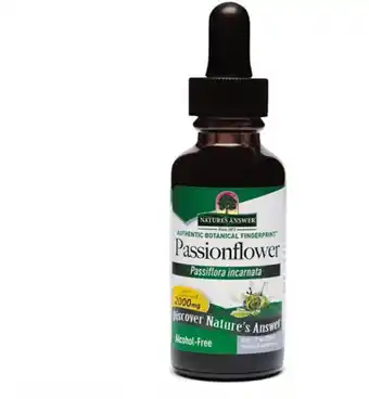 Drogisterij.net Natures answer passiebloem extract alcoholvrij (30ml) aanbieding