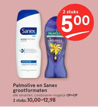 Etos Palmolive en Sanex grootformaten aanbieding