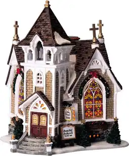 Intratuin Lemax little river church (kerk) h 18,7 cm aanbieding