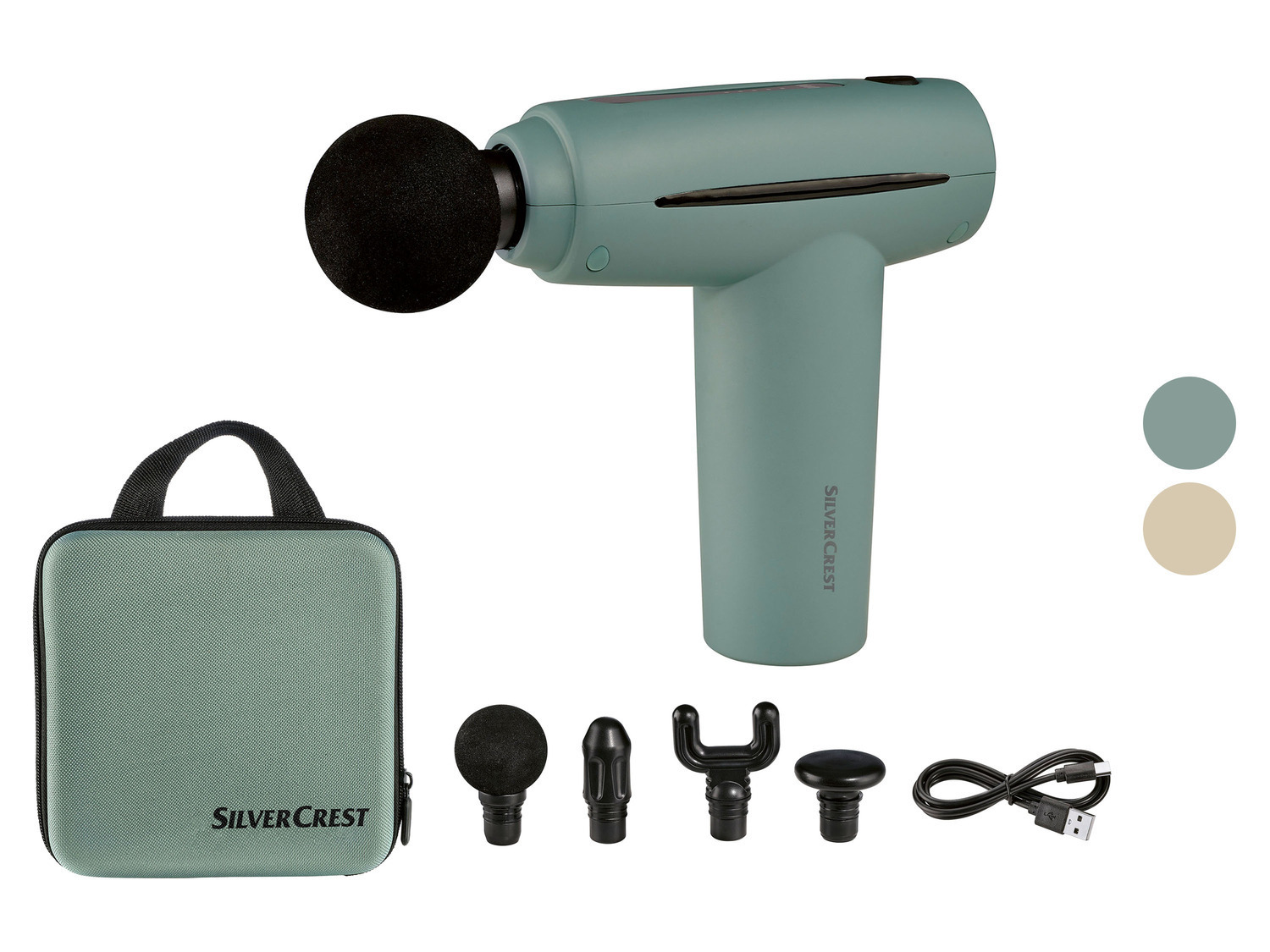 Silvercrest personal care mini-massage-gun aanbieding bij Lidl