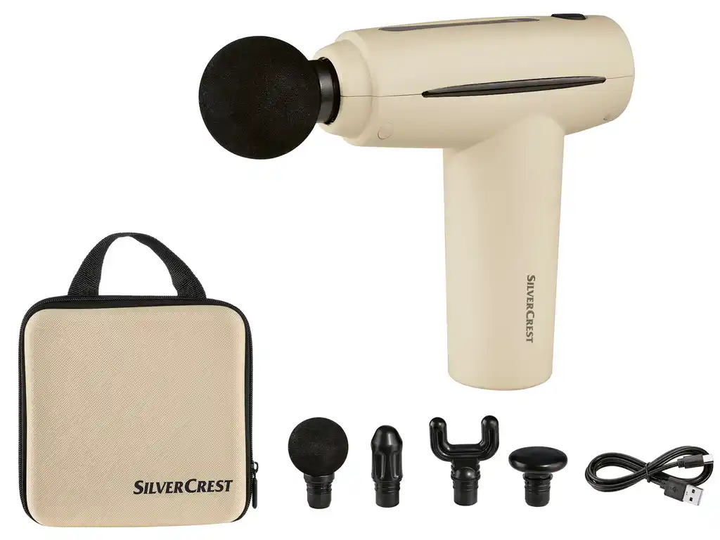 Silvercrest personal care mini-massage-gun aanbieding bij Lidl
