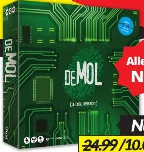 Boekenvoordeel Wie is de mol? code opdracht nl aanbieding