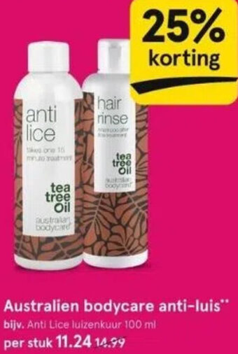 Etos Australien bodycare anti-luis aanbieding