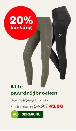 Welkoop Alle paardrijbroeken aanbieding