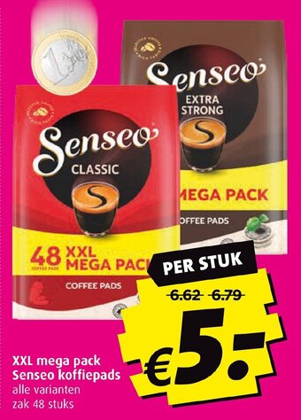 Boni XXL mega pack Senseo koffiepads aanbieding