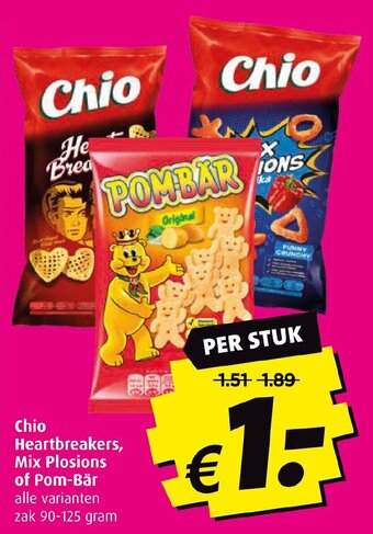 Boni Chio Heartbreakers, Mix Plosions of Pom-Bär aanbieding