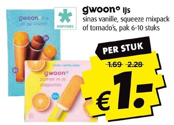 Boni gwoon ijs aanbieding