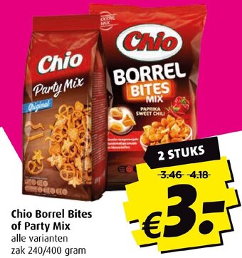 Boni Chio Borrel Bites of Party Mix aanbieding