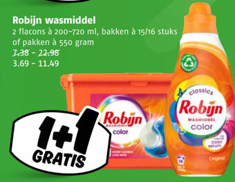 Poiesz Robijn wasmiddel aanbieding