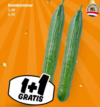 Poiesz Komkommer aanbieding