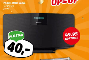 Poiesz Philips DAB+ radio aanbieding