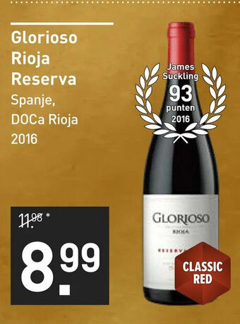 Gall & Gall Glorioso Rioja Reserva aanbieding