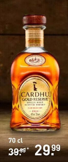 Gall & Gall CARDHU GOLD RESERVE 70 cl aanbieding