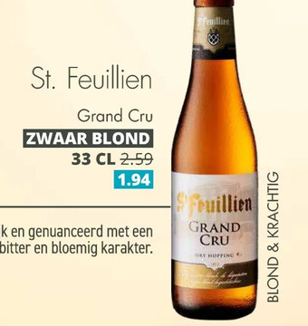 Mitra St. feuillien grand cru aanbieding