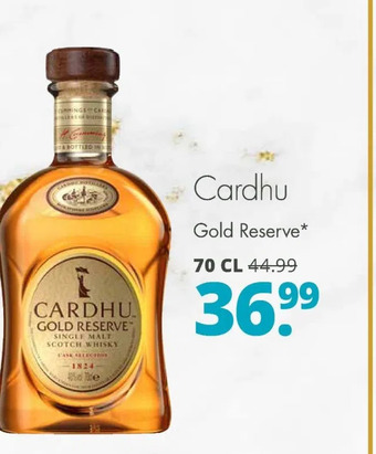 Mitra Fe cardhu gold reserve aanbieding