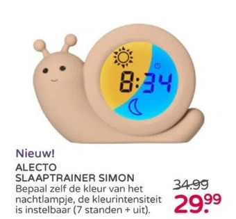 Prenatal Alecto slaaptrainer simon aanbieding