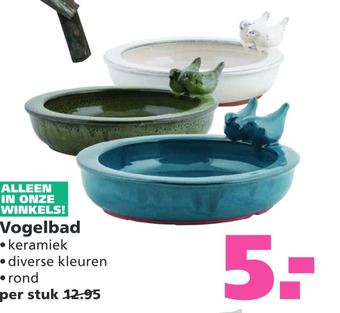 Ranzijn Vogelbad aanbieding