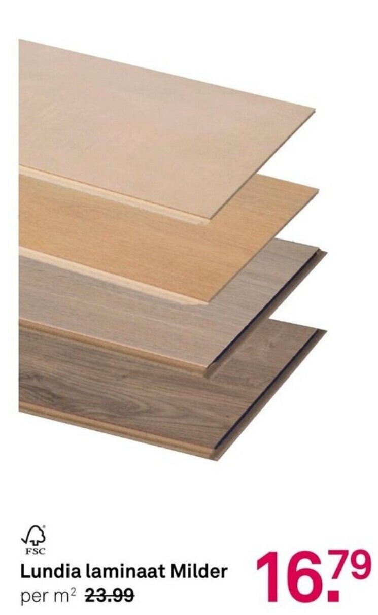 Lundia laminaat Milder per m² aanbieding bij Karwei