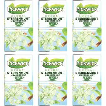 Albert Heijn Pickwick sterrenmunt thee pakket aanbieding