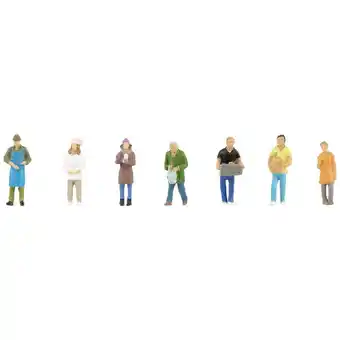 Conrad Faller 151671 h0 weekmarkt ii. figuren geverfd, staand aanbieding