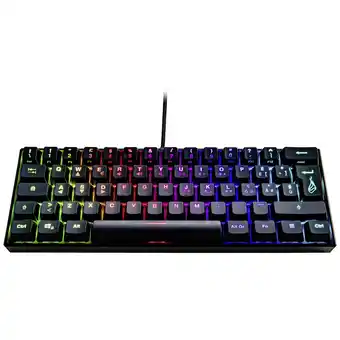 Conrad Surefire gaming kingpin m1 gaming-toetsenbord kabelgebonden, usb verlicht, multimediatoetsen qwerty, italiaans zwart aanbieding