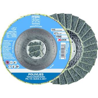 Conrad Pferd 44694203 polivlies lamellenschijf pvl korund diameter 115 mm 5 stuk(s) aanbieding