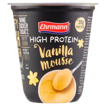 Dekamarkt Ehrmann mousse vanille high protein aanbieding