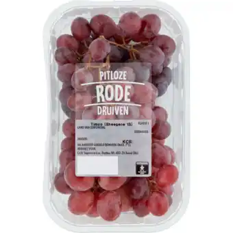 Dekamarkt Pitloze rode druiven aanbieding
