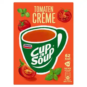 Dekamarkt Unox cup-a-soup tomaat crème 3 stuks aanbieding