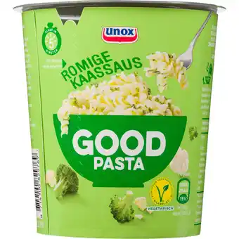 Dekamarkt Unox good pasta romige kaassaus aanbieding