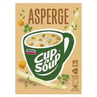 Dekamarkt Unox cup-a-soup asperge 3 stuks aanbieding