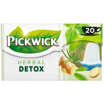 Dekamarkt Pickwick herbal detox kruidenthee aanbieding