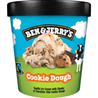 Dekamarkt Ben & jerry's cookie dough aanbieding