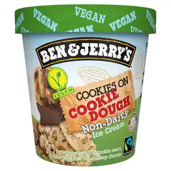 Dekamarkt Ben & jerry's cookies on cookie dough non dairy aanbieding