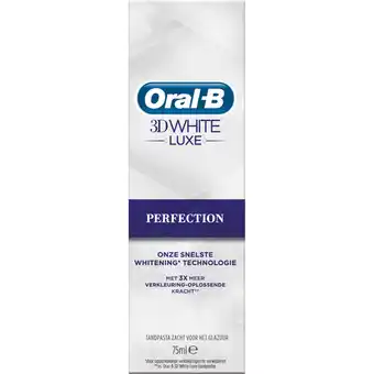 Dekamarkt Oral-b tandpasta 3d white luxe perfection aanbieding