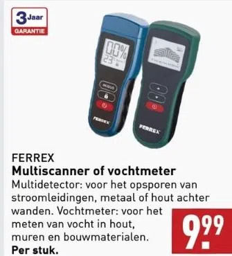 ALDI Multiscanner of vochtmeter aanbieding