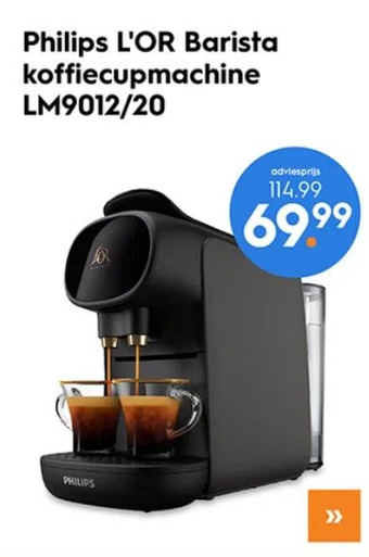 Blokker Philips l'or barista koffiecupmachine lm9012/20 aanbieding