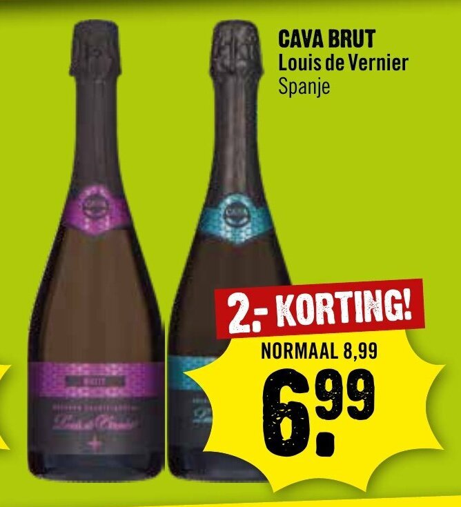 CAVA BRUT Louis de Vernier aanbieding bij Dirck 3