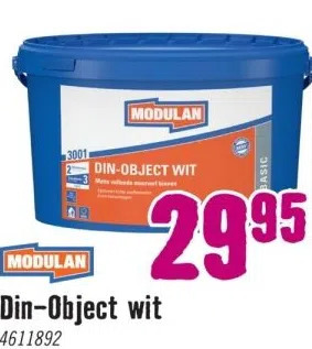 Hornbach Din-object wit aanbieding